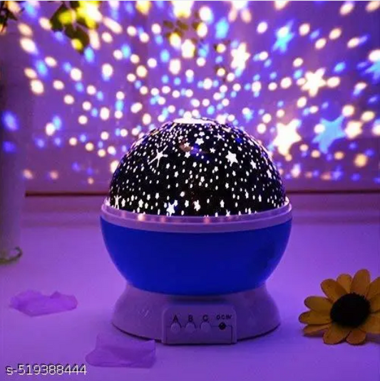 Night Light Projector Lamp Flashing Moonlight Star Projector (Multicolor)