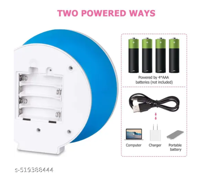 Night Light Projector Lamp Flashing Moonlight Star Projector (Multicolor)