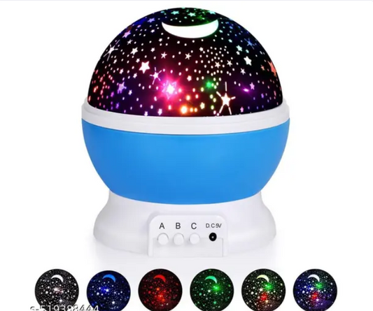 Night Light Projector Lamp Flashing Moonlight Star Projector (Multicolor)